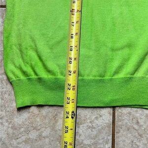 Ralph Lauren Lime Green V-Neck Sweater